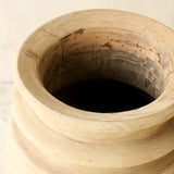 Vintage Rustic Wooden Pot Natural | No. 1