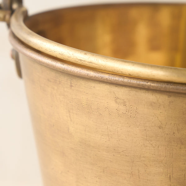 Vintage Brass Champagne Bucket - Originals Furniture