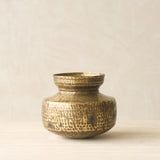 Hand Hammered Vintage Brass Pot