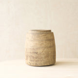 Vintage Rustic Wooden Pot Natural | No. 2