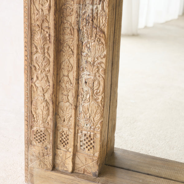 Hand Carved Antique Door Frame Mirror | No. 1