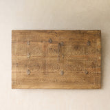 Vintage Teak Carved Panel