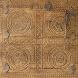 Vintage Teak Carved Panel