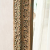 Vintage Floral Carved Mirror | D