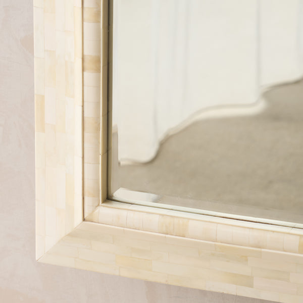 Handcrafted Bone Inlay Mirror | No. 1