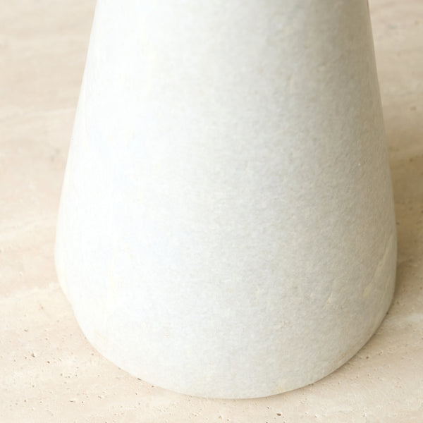 Mirage Candleholder | White Marble