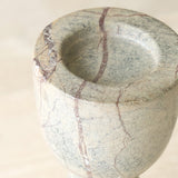 Mirage Candleholder | Gray Marble