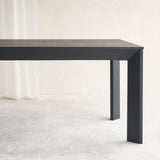 Kasper oak dining table in black - Originals Furniture Singapore