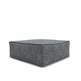 Silky Square Pouf | Anthracite (95cm)