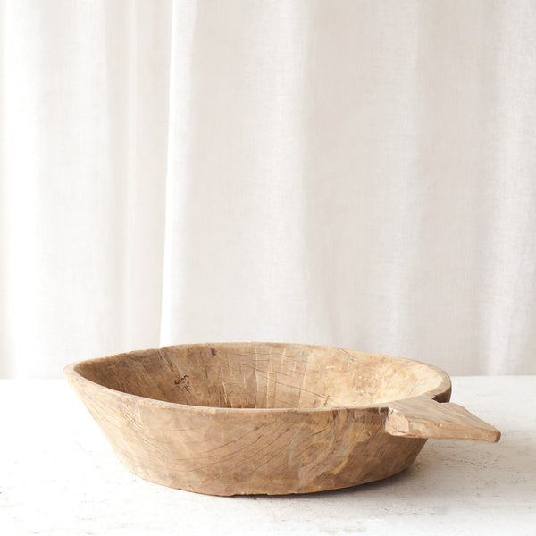 Wooden Carved Parat Bowl