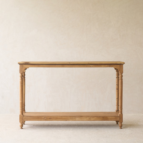 Vintage Teak Console | Natural