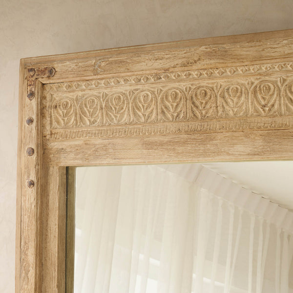 Vintage Teak Carved Mirror - Originals Furniture