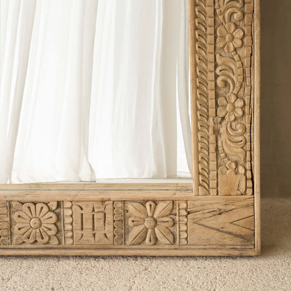 Vintage Teak Carved Mirror - Originals Furniture