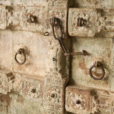 Vintage Carved Door | Whitewashed Mint - Originals Furniture