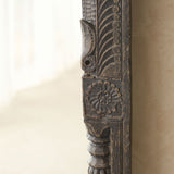 Vintage Teak Carved Mirror | Charcoal A - Originals Furniture