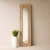 Vintage Teak Carved Mirror | Natural A - Originals Furniture