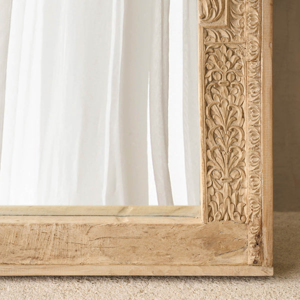 Vintage Teak Carved Mirror - Originals Furniture