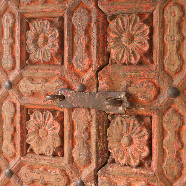 Antique Original Painted Indian Heritage Door | No. 1