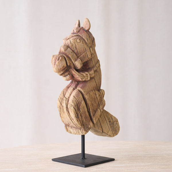 Vintage Horse Carving