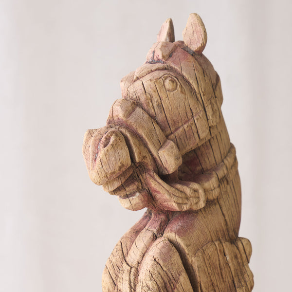 Vintage Horse Carving