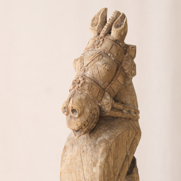 Vintage Horse Carving