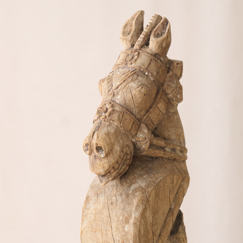 Vintage Horse Carving
