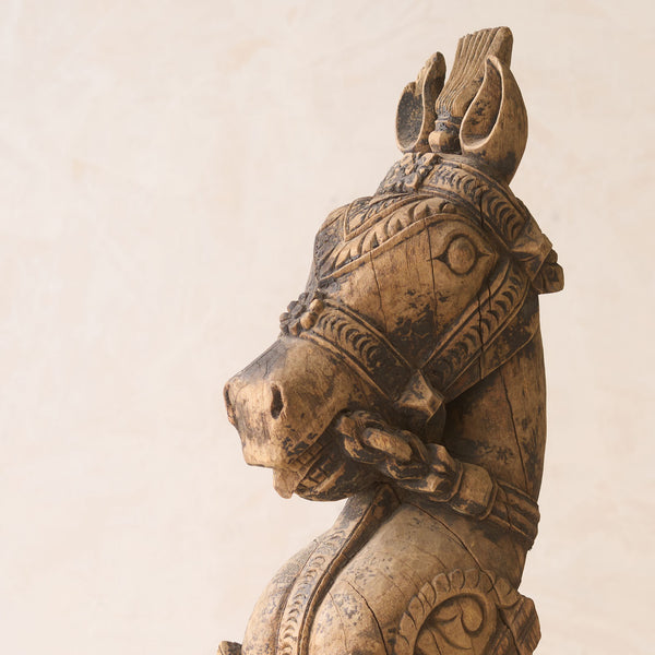 Vintage Horse Carving