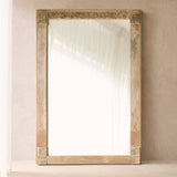 Vintage Teak Mirror | Natural