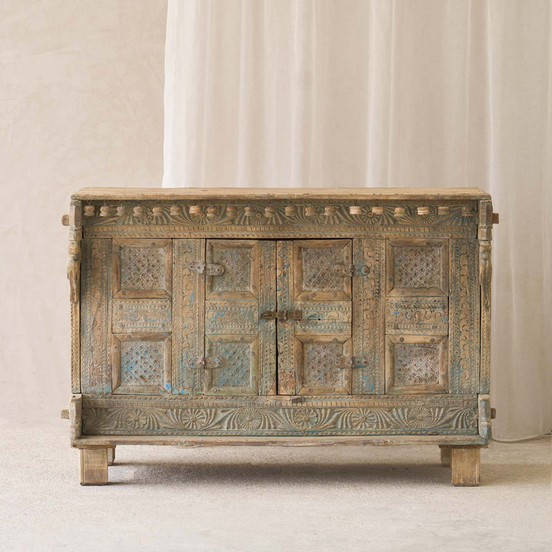Vintage Damchiya Chest | Bluewash