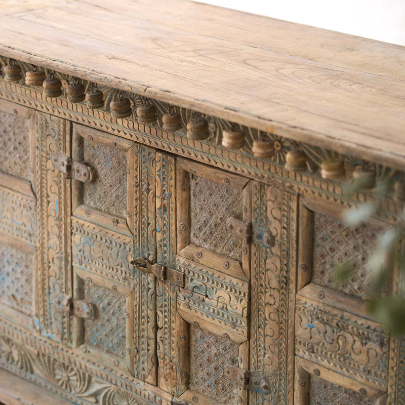 Vintage Damchiya Chest | Bluewash