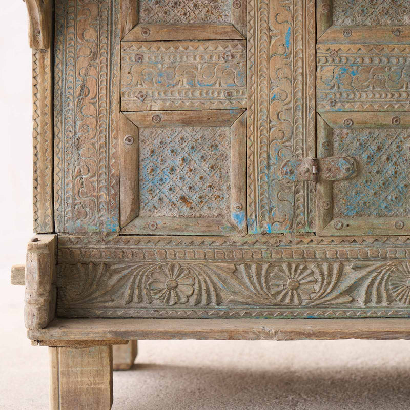 Vintage Damchiya Chest | Bluewash