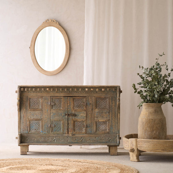 Vintage Damchiya Chest | Bluewash