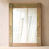 Vintage Teak Mirror | Natural