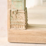Vintage Teak Mirror | Natural