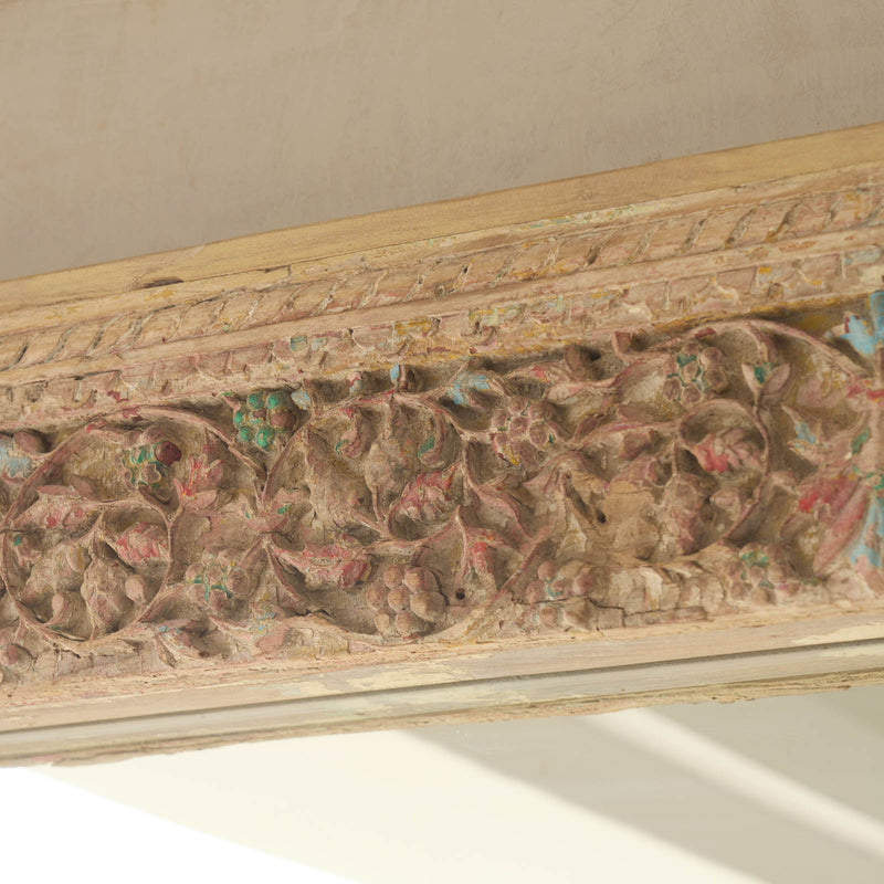 Vintage Teak Mirror | Natural