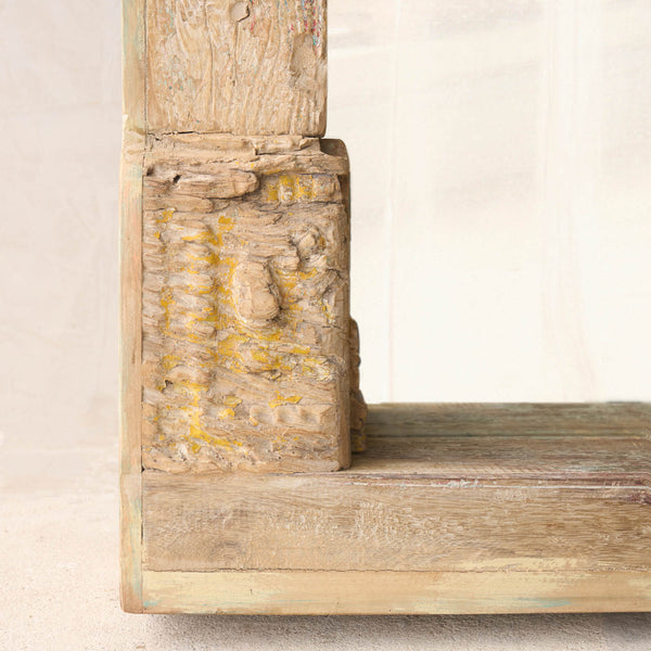 Vintage Teak Mirror | Natural