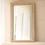 Vintage Teak Mirror | Natural