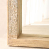 Vintage Teak Mirror | Natural