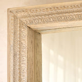 Vintage Teak Mirror | Natural