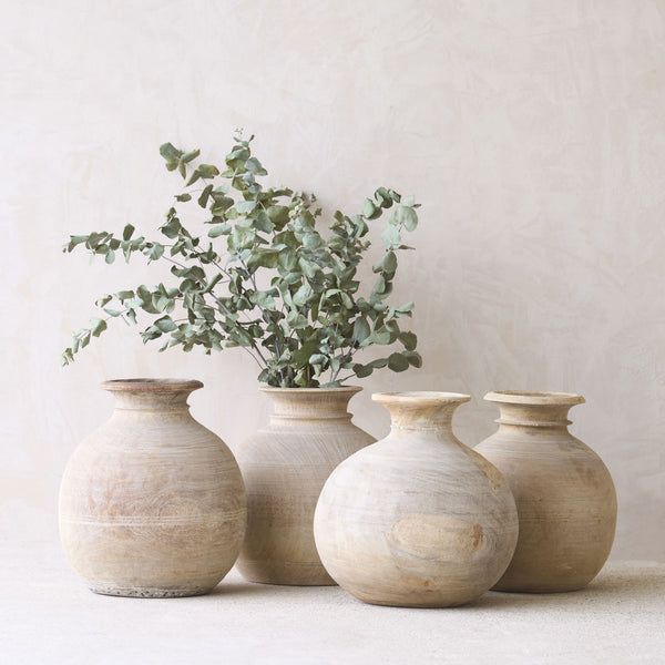 Vintage Wooden Pot