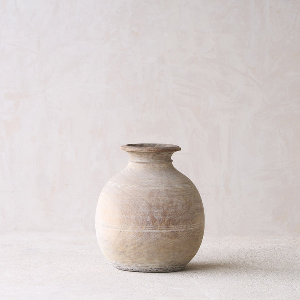 Vintage Wooden Pot