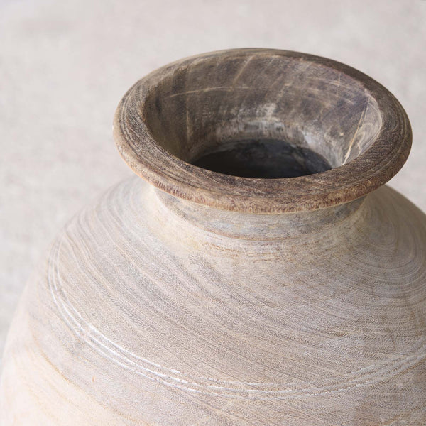 Vintage Wooden Pot