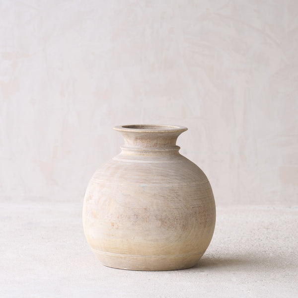 Vintage Wooden Pot