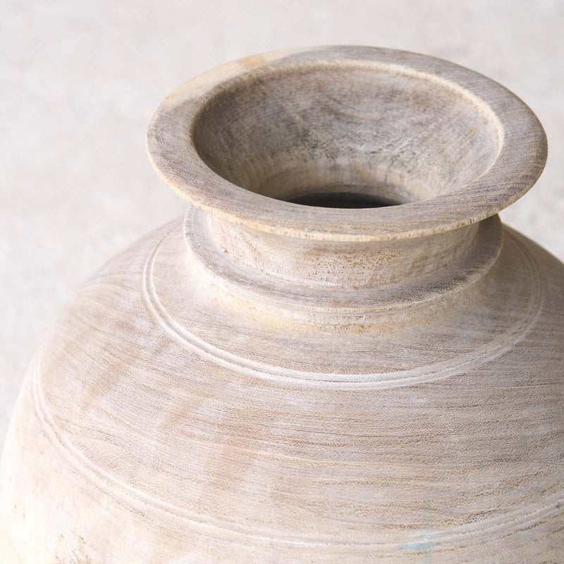 Vintage Wooden Pot