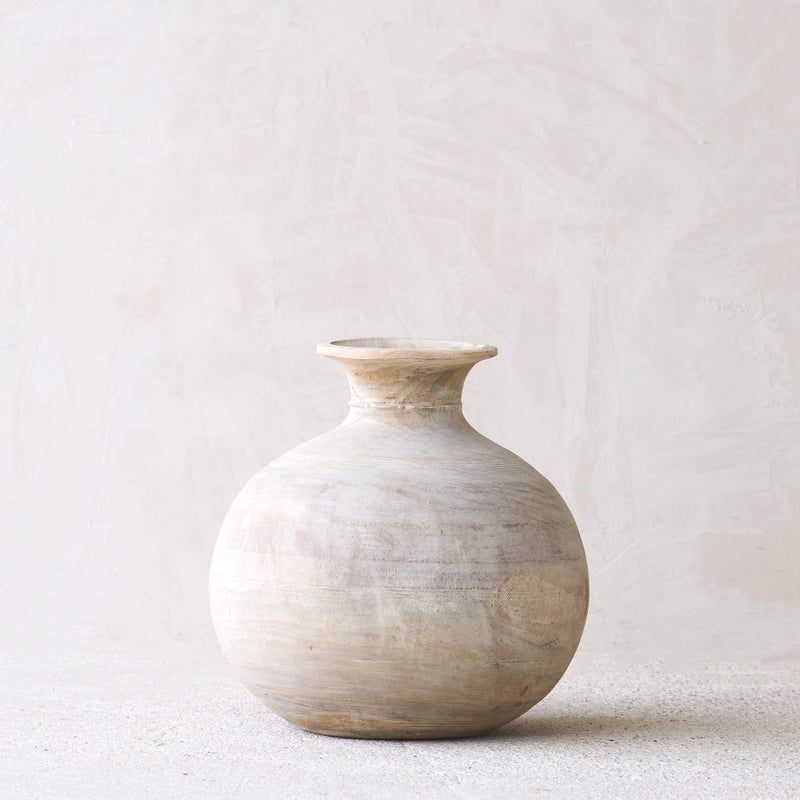 Vintage Wooden Pot