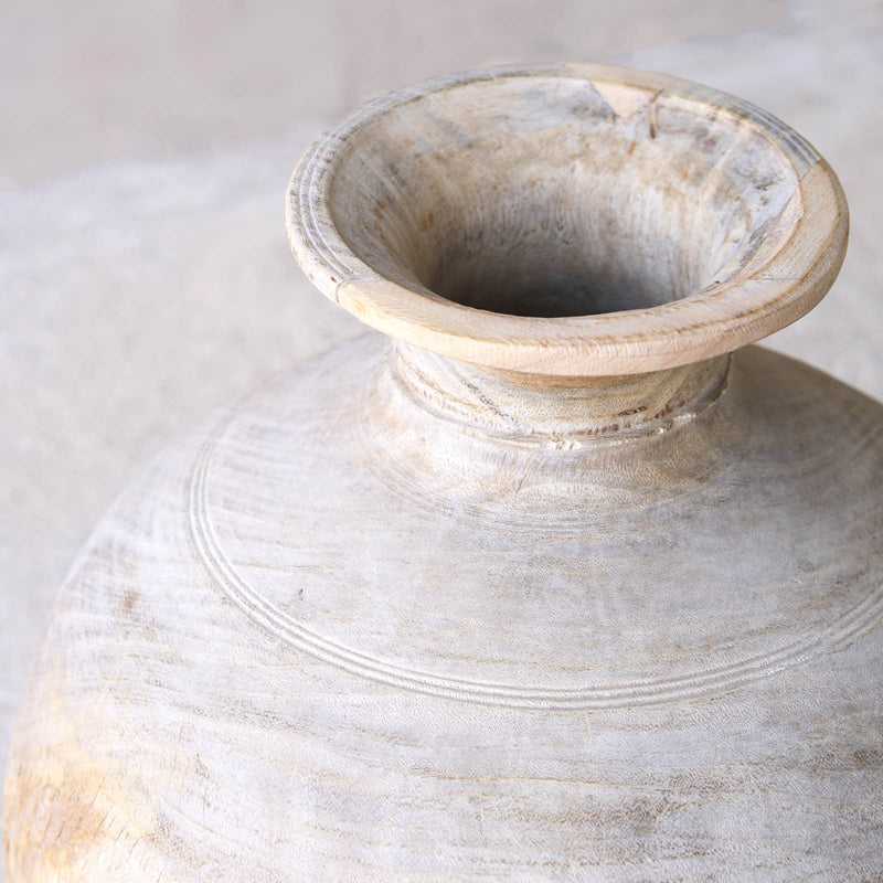 Vintage Wooden Pot