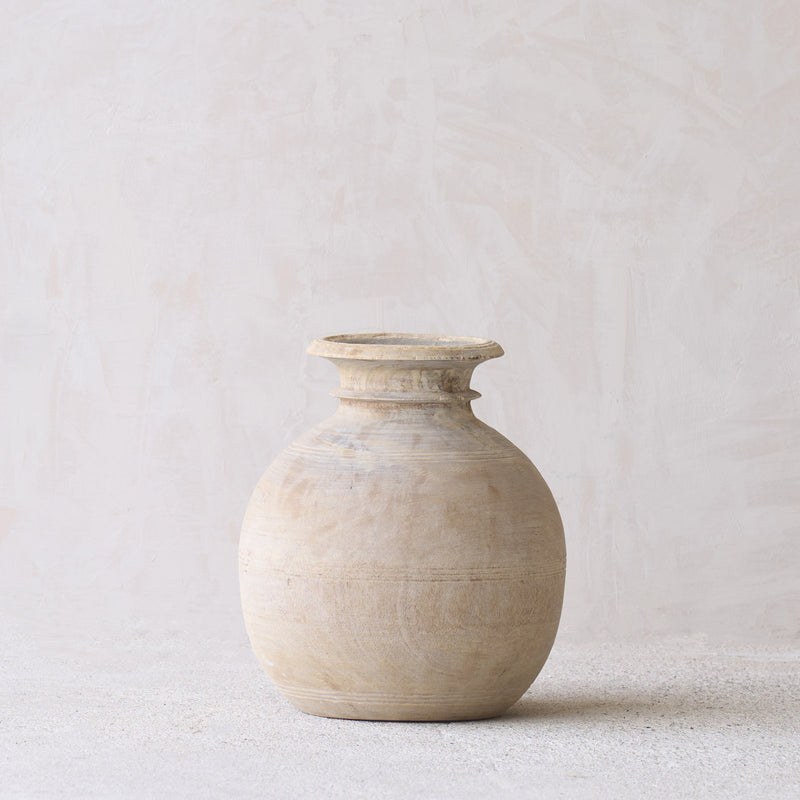 Vintage Wooden Pot