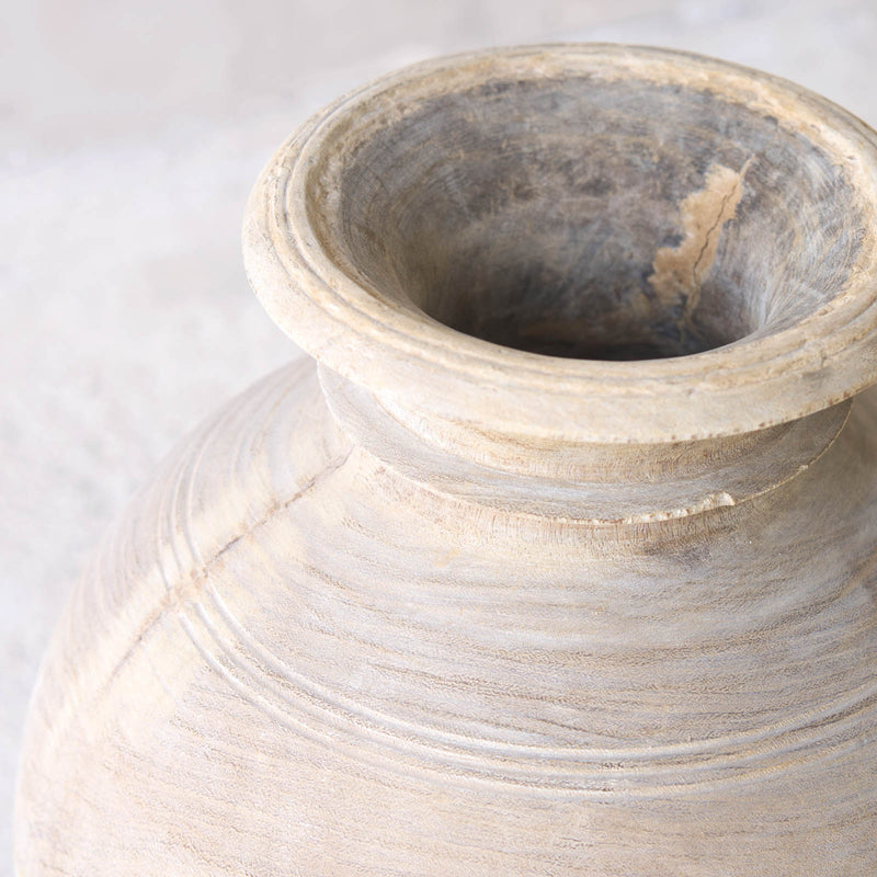 Vintage Wooden Pot