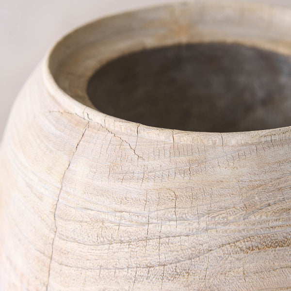 Vintage Wooden Pot