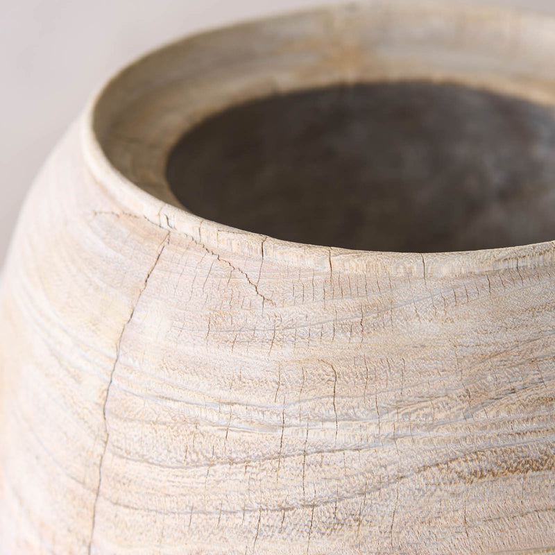 Vintage Wooden Pot